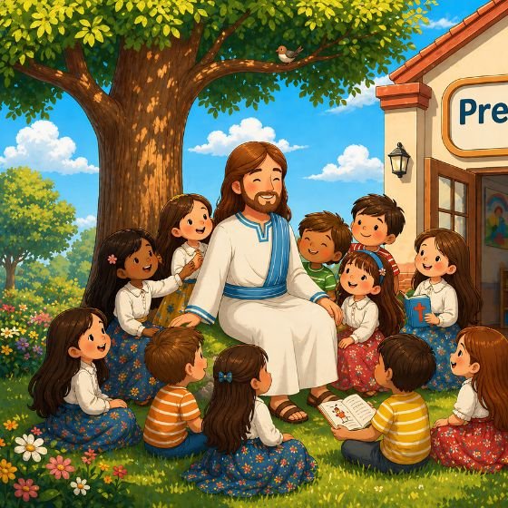 Niños jugando en preescolar